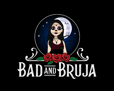 Bad and Bruja design graphic design illustration logo vector
