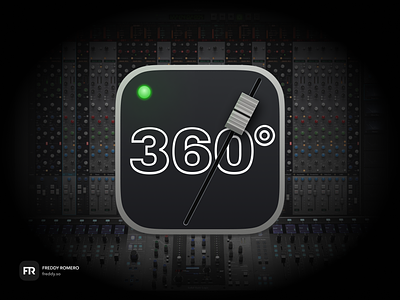 SSL 360° MacOS App Icon app app icon audio design graphic design icon minimal music music production solid state logic ssl ssl360°