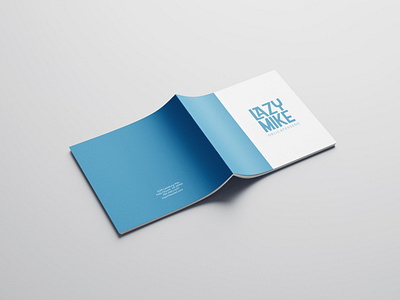 Lazy Mike Menu graphic design typography