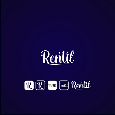 Rentil App Logo Design app branding design graphic design illustration logo typography ui ux vector