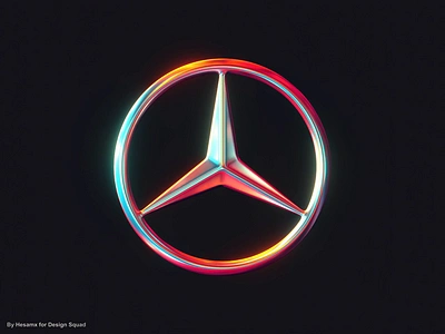 Mercedes-Benz Chromatic Logo 3d 3dart animation benz blender branding car chromatic colorful cycles design illustration logo mercedes metal mirrior motion graphics reflective render shiny