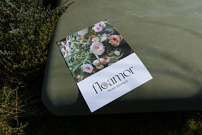 Цветочный бутик "FLOAMOR" | Flower boutique graphic design illustration logo брендинг визитка дизайн фирменный стиль