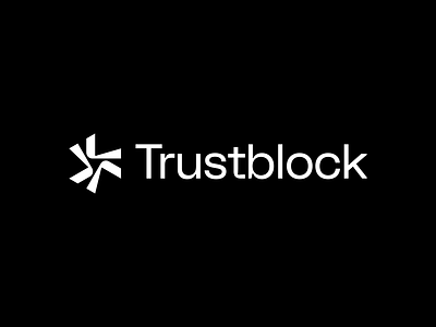 Trustblock logo concept ai audits blockchain brand identity branding check mark clean futuristic geometric hexagon high end logo logo design minimal nft security startup tech logo typography web3