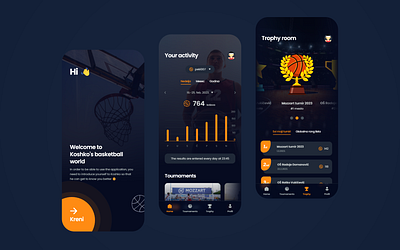 Sport App UI design app clean design ui ux