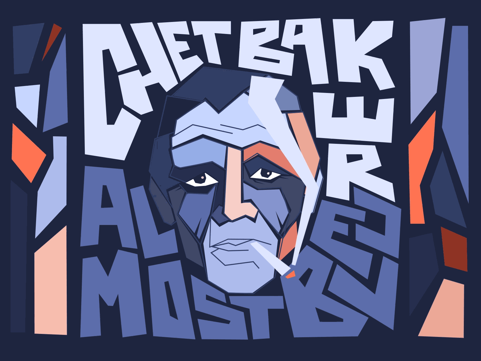 Chet Baker - Almost Blue | Visual animation graphic design illust motion graphics vector