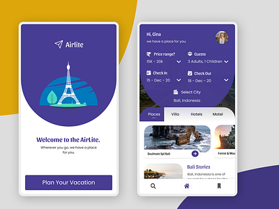 Travel App UI Design app design app ui app ui design design mobile app design ui design uiux uiux design