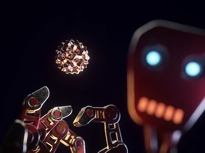 Base render (Multidimensionality) 3d 3dcartoon amazing animation cinema4d gold logo robot yansenator