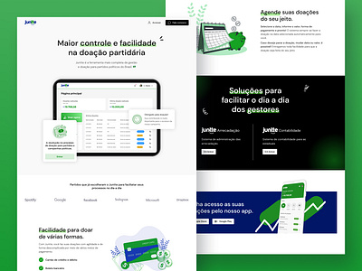 Party political donation landing page app design ui ui design uiconcept uidesign