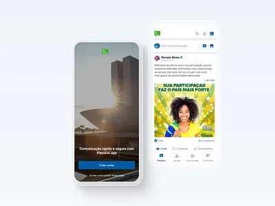 Brazilian political communication app animation app design branding dark mode dashboard e commerce graphic design icons illustration illustration ui interface design landing page logo design minimalism mobile design product design typography ui design user experience web design