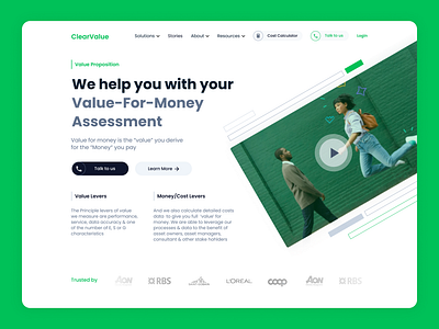 Landing Page UI Design For Solution Provider Company app design app ui app ui design design illustration landing page landing page ui mobile app design ui design uiux uiux design website ui ux design