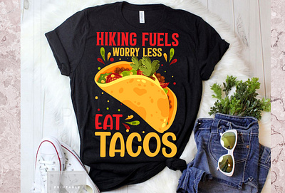 Hiking T-shirt Design 3d animation branding design designer graphic graphic design hiking illustration logo maker motion graphics t t shirt t shirt design t shirt designer tacos ui