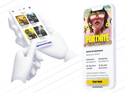 Game marketplace 3d game marcetplace mobile design mobile ui ui uiux