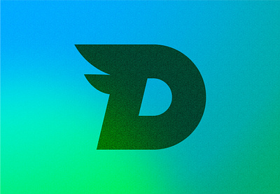 Day 71 - D logo branding d icon logo vector