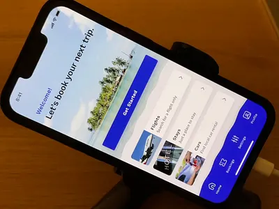 Travel app advanced prototype app booking figma filters flights hi fi prototyping hotels interaction design mobile app price slider protopie prototype travel ui ui design uiux voyage