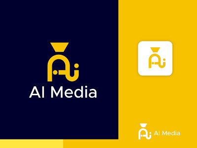 Ai Media Logo | Modern Logo | Logo Design new Logo 2023 3d animation branding business design graphic design illustration logo logo design 2023 modern logo motion graphics new logo design ui ux vector