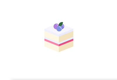 Cake Menu (click to see animation) 3d animation branding graphic design motion graphics ui