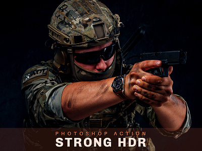 Strong HDR Photoshop Action range sharpen