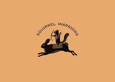 Squirrel Warriors branding design graphic design illustration logo merchandise montana procreate