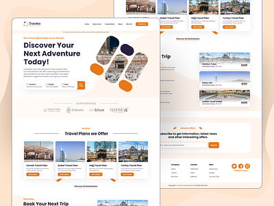 Travel Landing Page Design for Travelex International figma figma ui design hero image hero section landing page travel website traveling website ui ui ux design ux website design