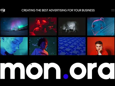 Mon.Ora | Digital Agency Website agency animation clean design digital illustration minimal minimalist modern portfolio product studio ui ui ux ux web website