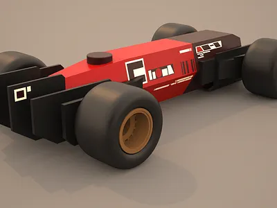 Retrofuture Racecar 2 car design racing sci fi vehicle