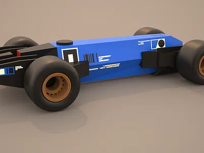 Retrofuture Racecar 4 car design racing sci fi toy vehicle