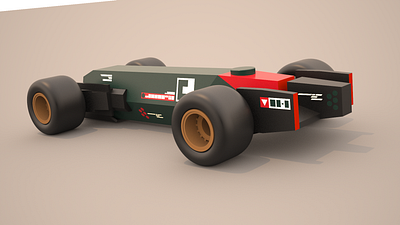 Retrofuture Racecar 5 car design racing sci fi toy vehicle