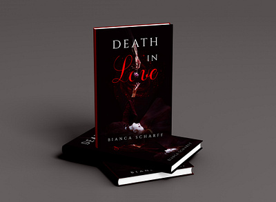 Fantasy Book Cover beautiful black book bookcover cover creative death fantasy horror love modern pain red unique