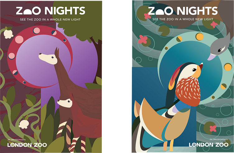 London Zoo Nights Finalists by Sophy Daily on Dribbble