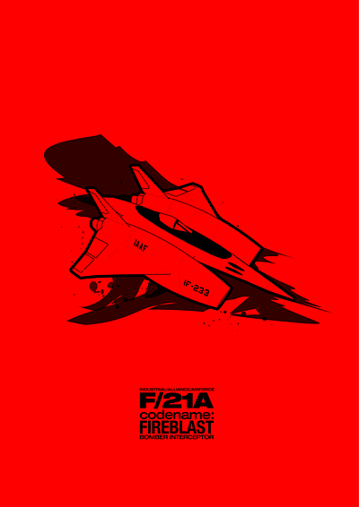 Fireblast 2 aircraft design illustration sci fi