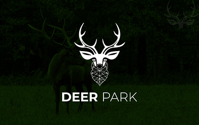 Deer Garden. Made the logo for the purpose of sale minimalist