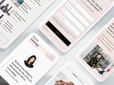 Spark Website Refresh botox branding digital design lifestyle product design ui ux design visual design