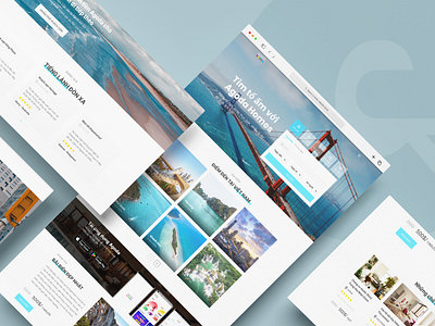 Traveling Web - Redesign Project agoda hero section design home page design homepage redesign redesign project traveling web ui uidesign web web ui design website