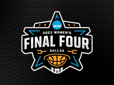 2023 NCAA Women's Final Four 2023 basketball brackets branding college dallas final four graphic design illustration logo march madness ncaa neon reunion tower sports sports logo stars texas vector women