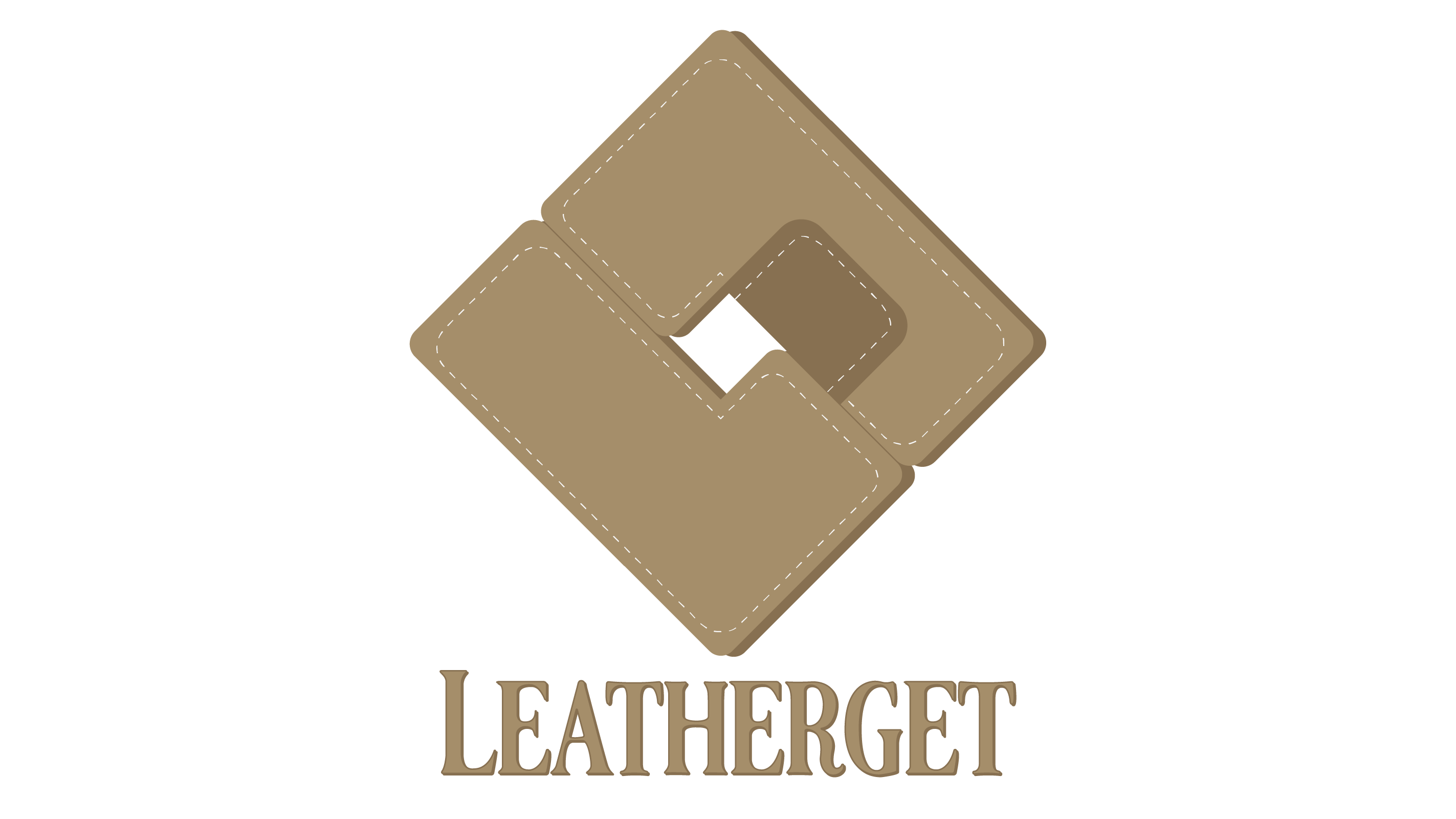 Logo for Leather shop: Leatherget branding graphic design illustration logo vector