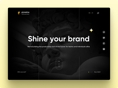 Pi Creative - Digital Agency design ui