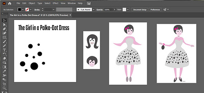 From my work in progress folder art character doodle dress illustration vector