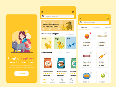 Anima - Pet Supply App animal app design mobile petcare petshop ui ui ds