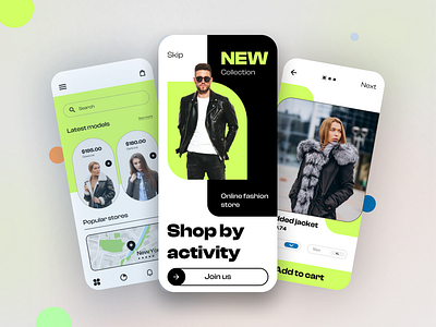 eCommerce mobile app app apps cloth clothing ecommerce mobile screen wear