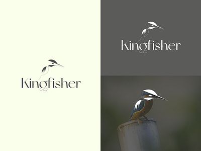 Kingfisher negative space logo design bird negative space logo brand identity brand logo branding brird logo business logo corporate identity design graphic design illustration kingfisher brand logo kingfisher logo logo logo collection logo design logo maker logofolio logotype minimalist logo ui