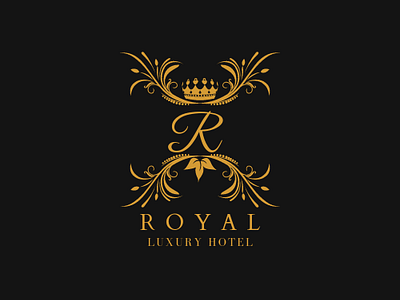 Gold Exclusive Royal Luxury Hotel Logo by UmmeHani on Dribbble