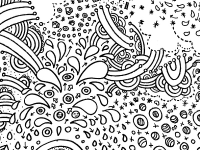 Day 040-365 Abstract Sunday 365project abstract cute illustration ink patterns
