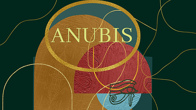 Anubis Branding and Design Bundle anubis branding package design bundle digital paper egyptian package design photoshop brushes