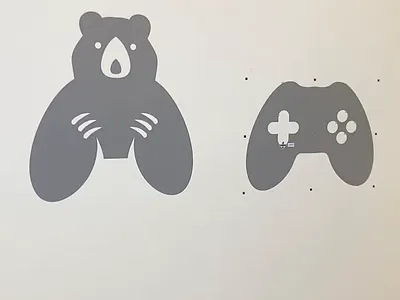 game bear 3d animation bear brand branding combination design dualmeaning game graphic design graphicdesigns illustration logo logodesign motion graphics negativespace rendycemix simple ui vector