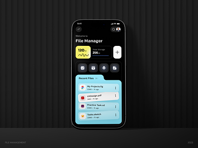 File Manager App apks app app design app manager app ui design file manager files mobile mobile app mobile app design music photos recordings ui ui design videos