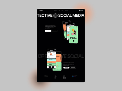 Effective Social Media: Web Design design social media ui visual design web design