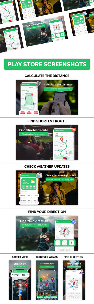Live Maps & GPS Navigation Screenshots ads app app design app icon branding design figma graphic design maps navigatio playstore screenshot ui ux design