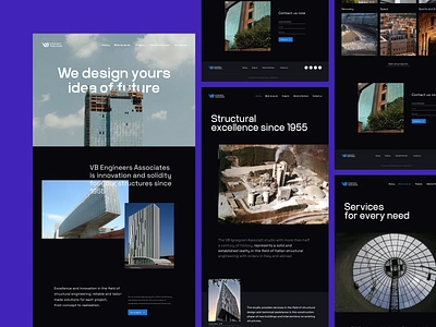 Construction Website 2023 architecture building construction corporate design landing minimal trending ui ux web website