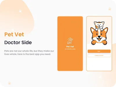 Pet Care App - Pet Vet branding clinic app dashboard doctor appointment health care mobile app mobile app design pet pet app pet care pet health pet health care app pet vet app uiux uiux app