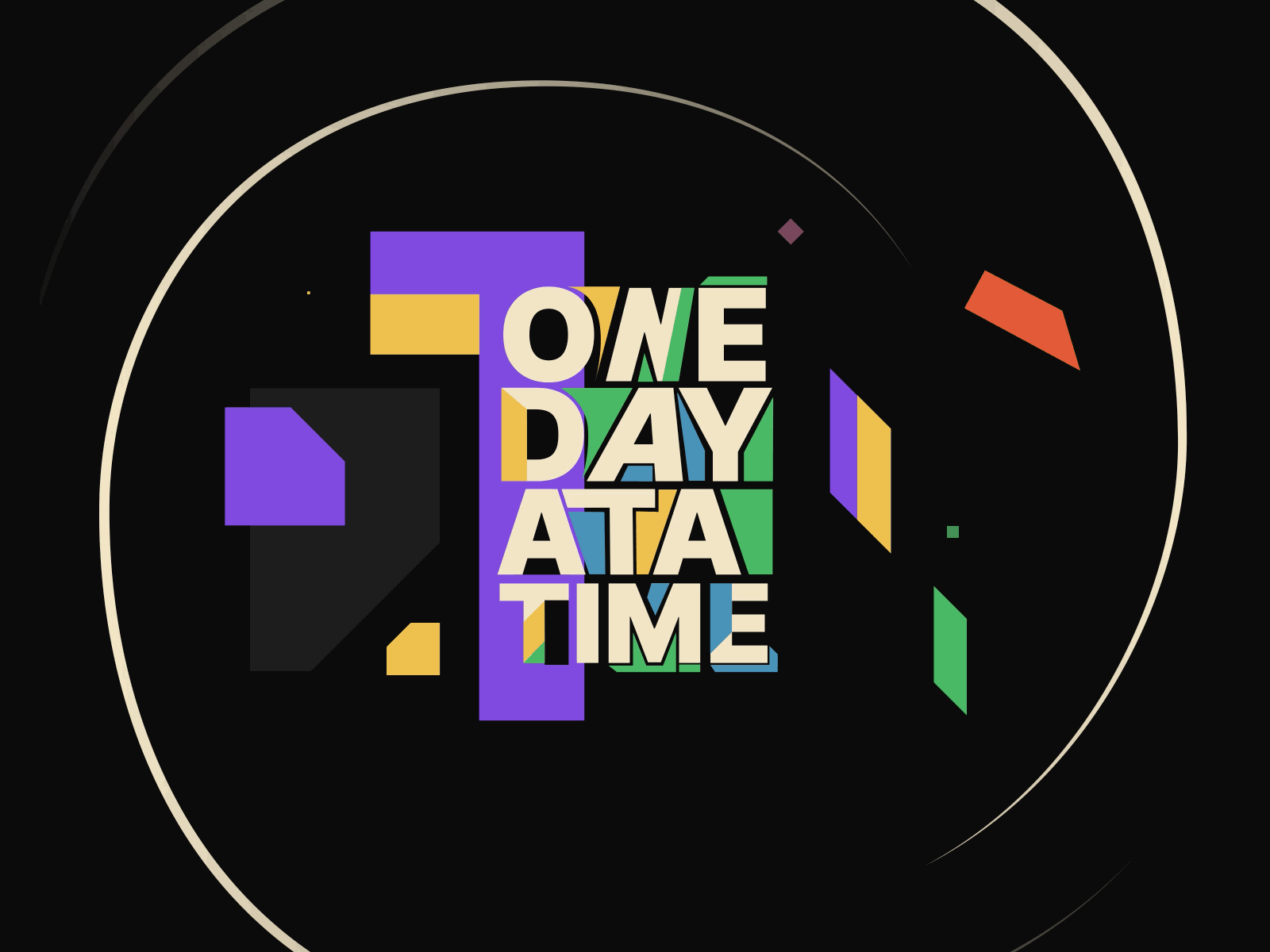 One day at a time animation art art direction artwork branding design illustration layout motion motion design motion graphics motivation one day positive product stay positive time typography uiux vector